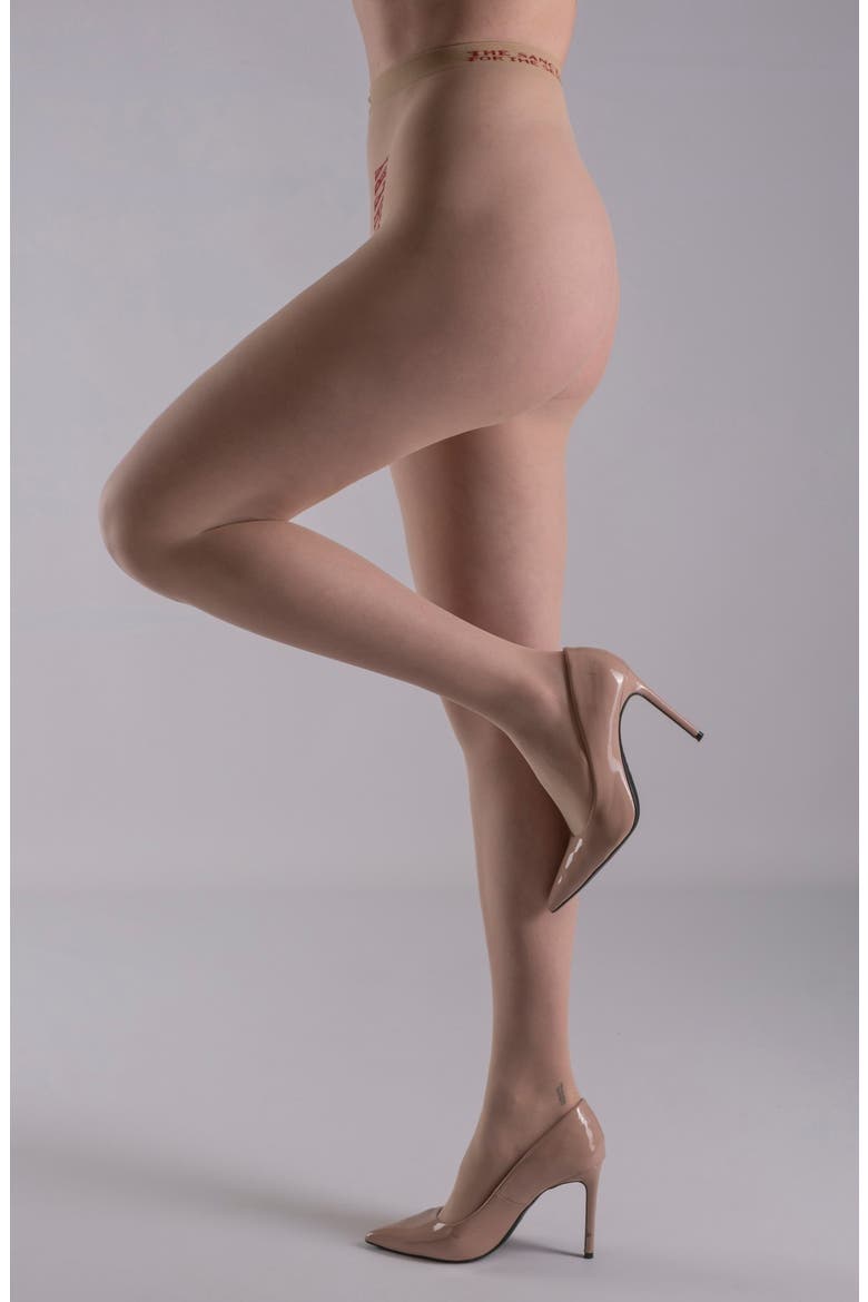 Velvety Silky 20 Tights, Main, color, NATURAL