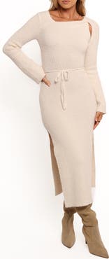Petal & Pup Edina Cutout Sweater Dress