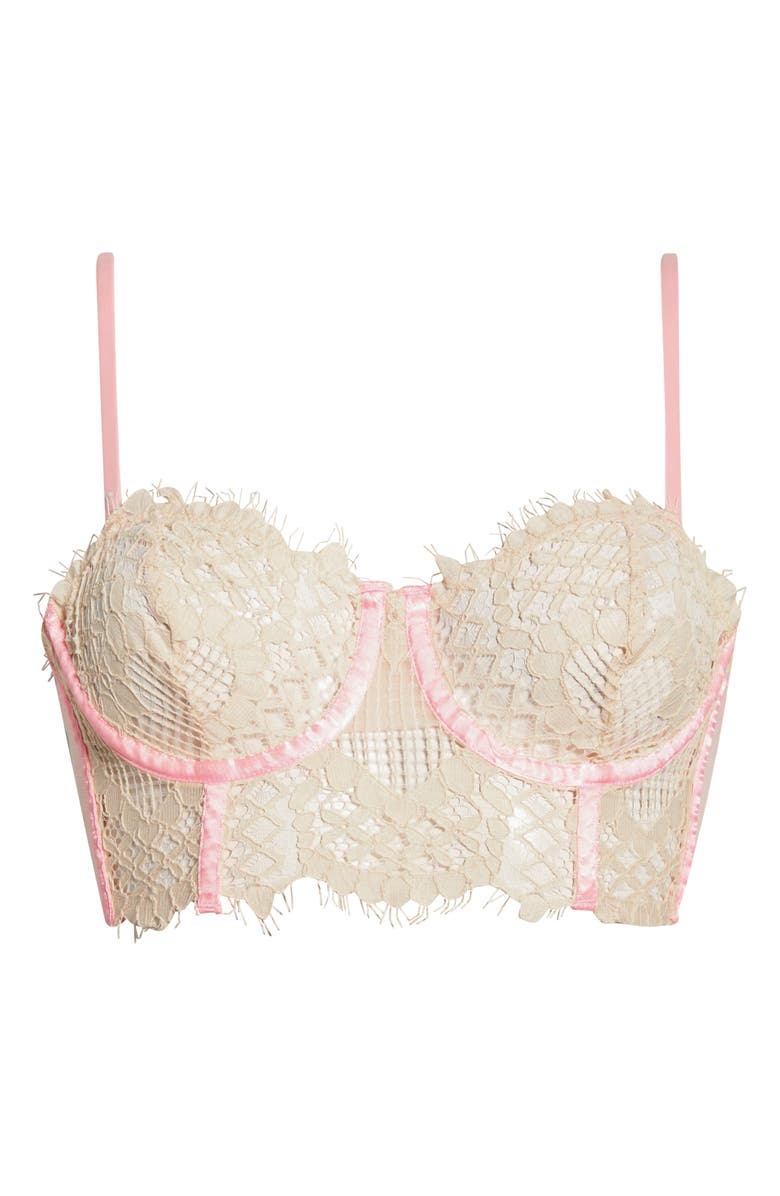 Free People Sweet Love Underwire Balconette Bra, Main, color, Tea