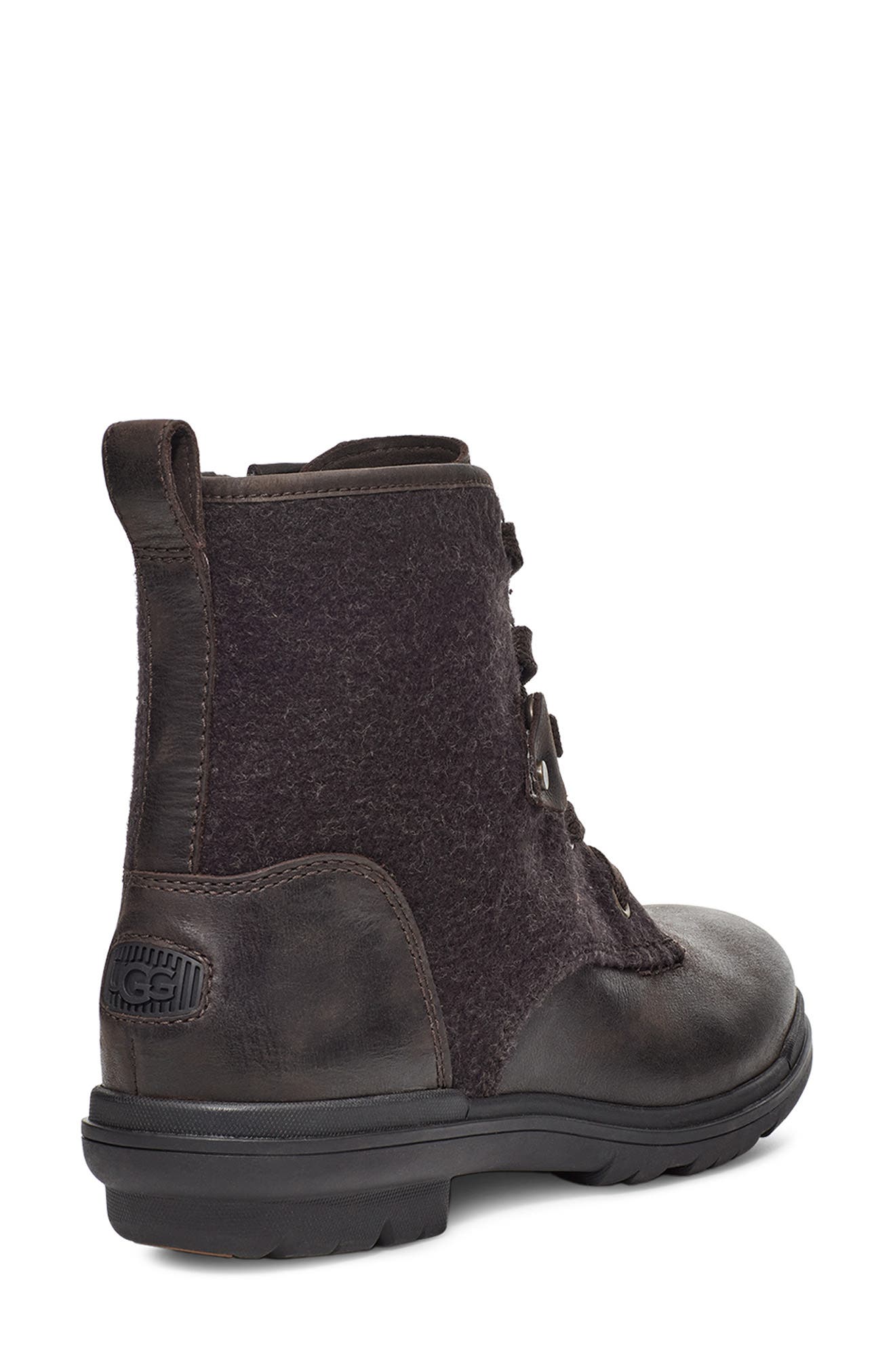 Hapsburg Waterproof Lace-Up Boot, Alternate, color, STOUT LEATHER