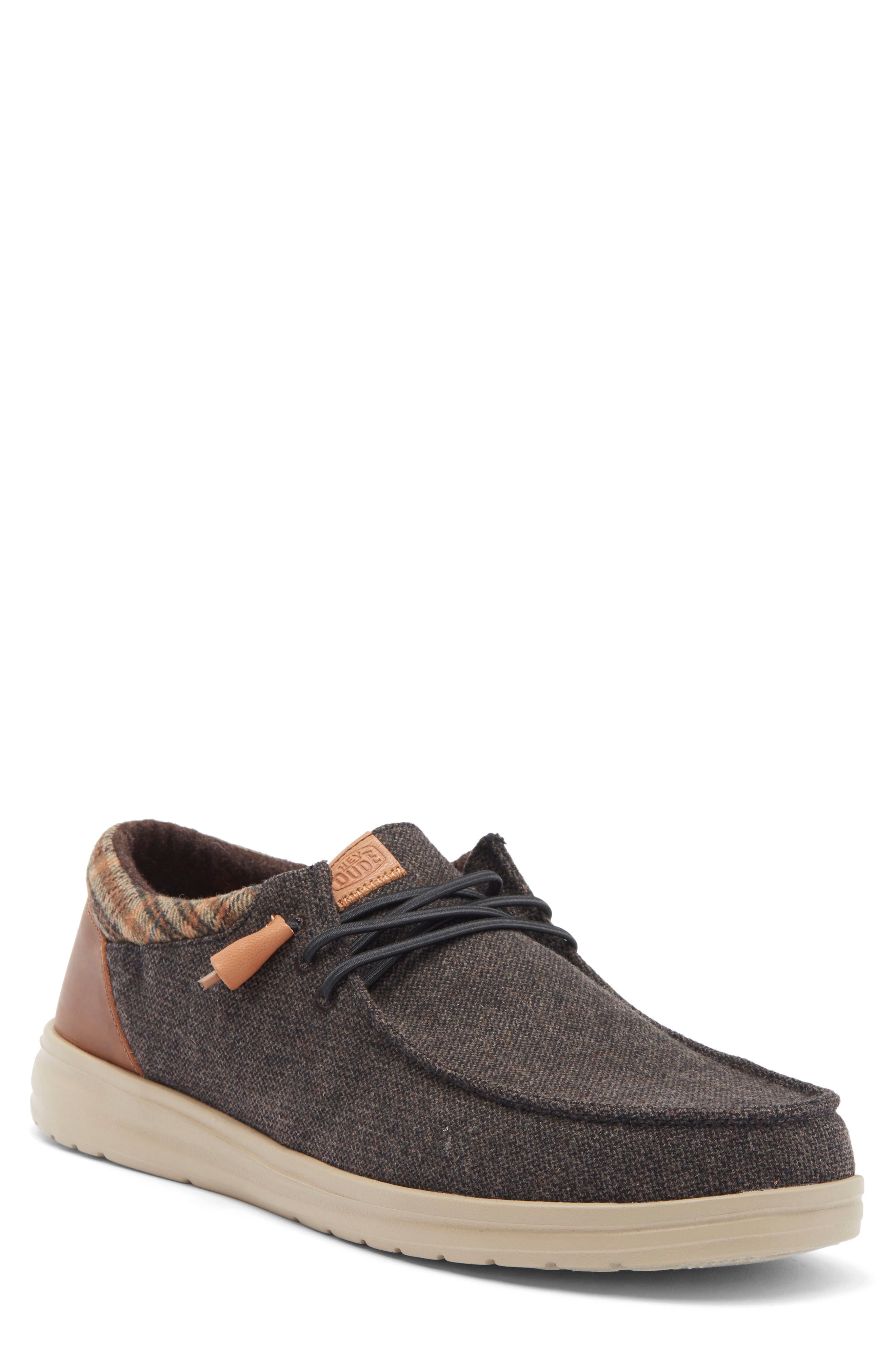 Wally Serape Slip-On Shoe, Main, color, BROWN