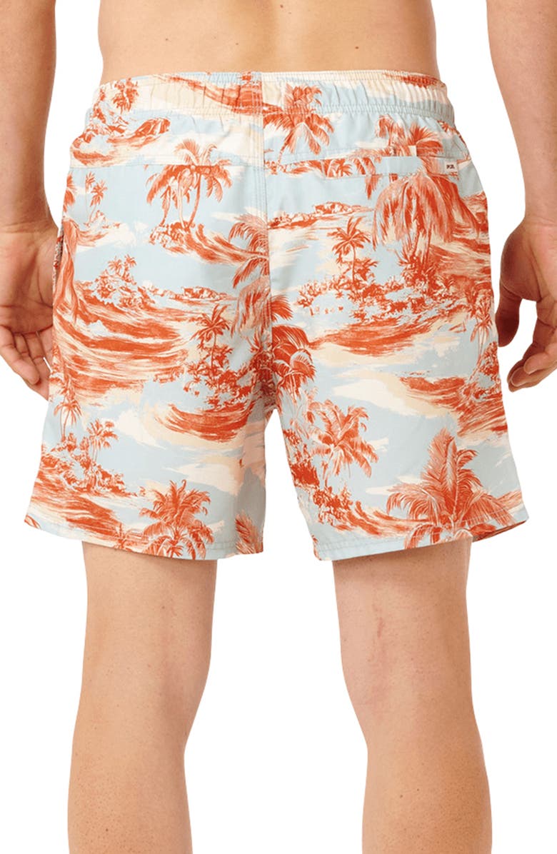 Rip Curl Dreamers 16-Inch Volley Swim Trunks, Alternate, color, Spray Blue
