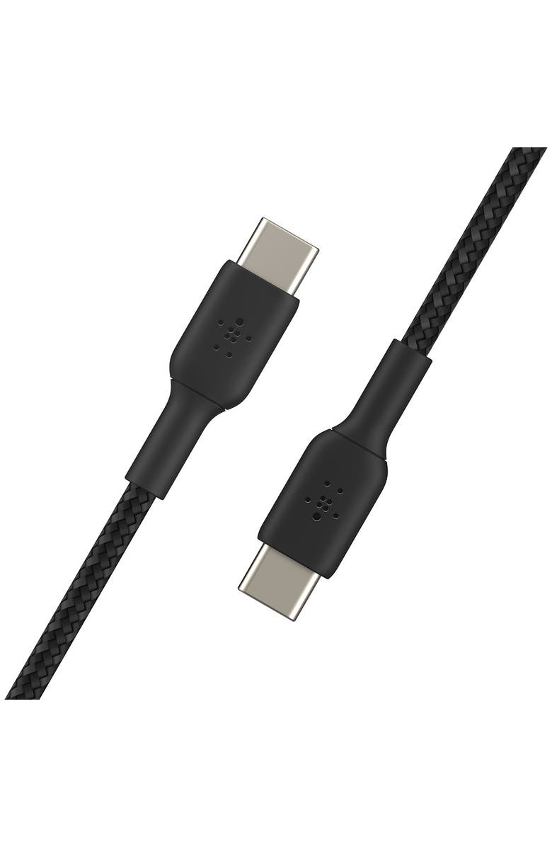 Belkin Braided 3.3ft USB-C To USB-C Charging Cable, Main, color, 