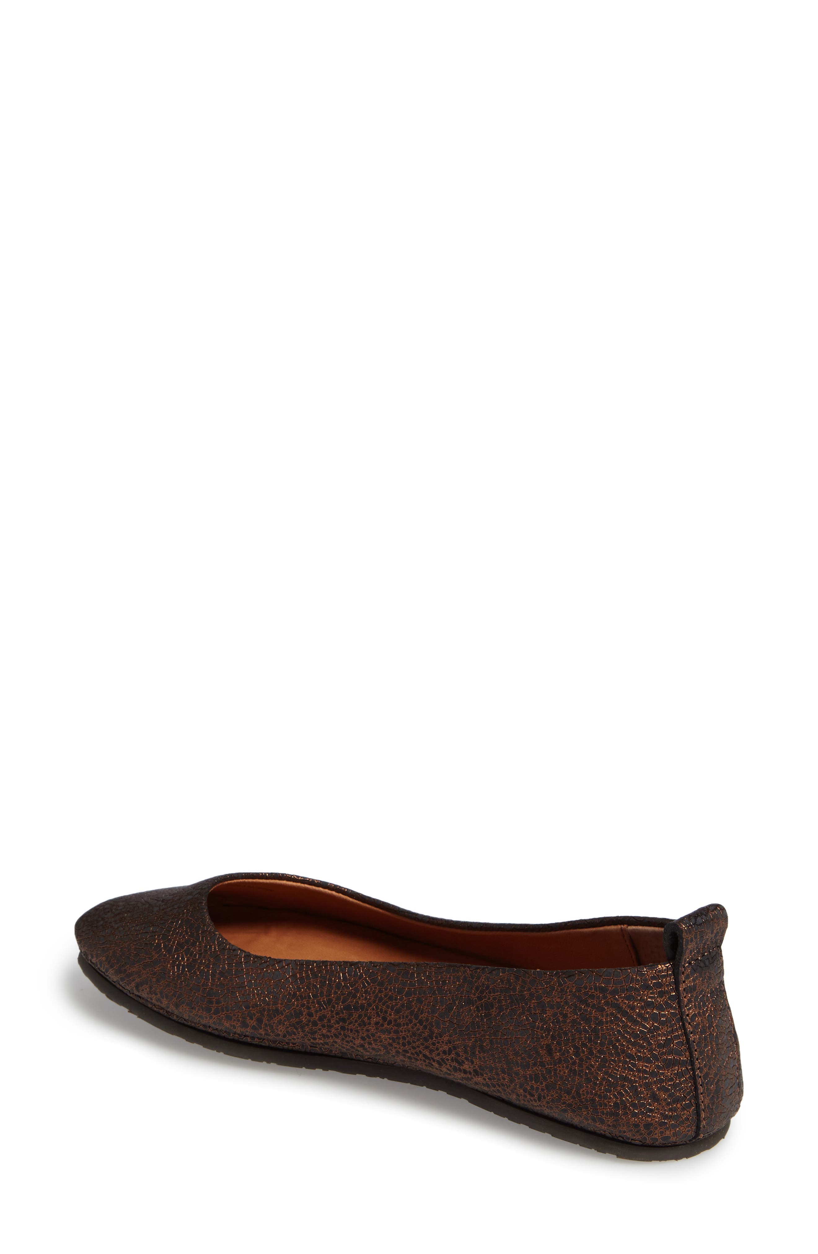 by Kenneth Cole Dana Flat, Alternate, color, BRONZE LEATHER