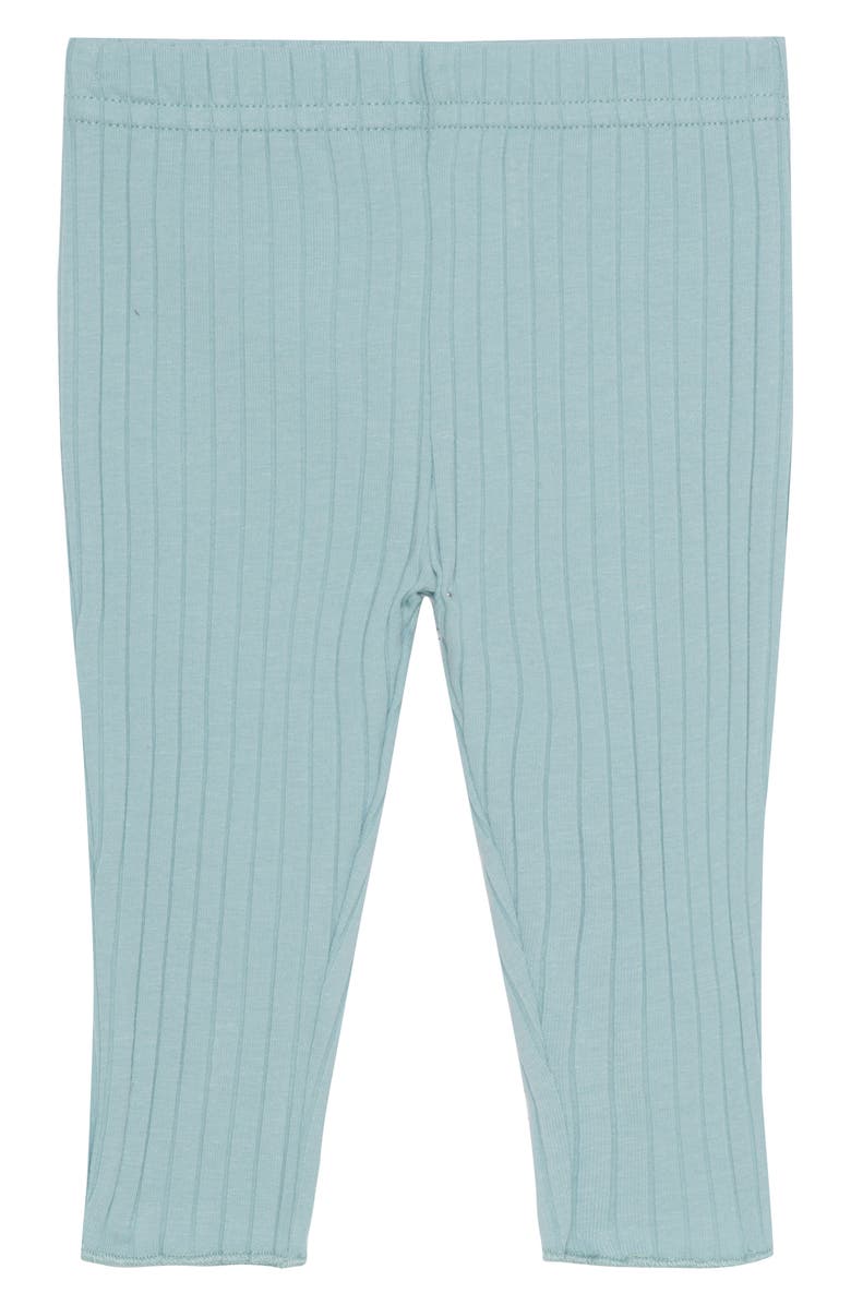 PL Baby by Petit Lem Sweatshirt, Ribbed Leggings & Headband Set, Alternate, color, Off White Stripes