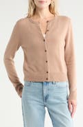 Nordstrom Crewneck Cashmere Cardigan