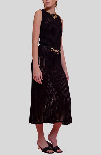 Sleeveless Knit Midi Dress