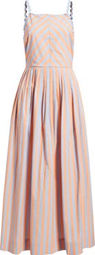 Saylor Imelda Stripe Cotton Fit & Flare Sundress