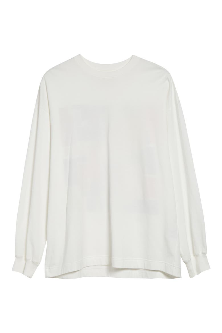 Color Chips Long Sleeve Cotton Graphic T-Shirt, Alternate, color, WHITE