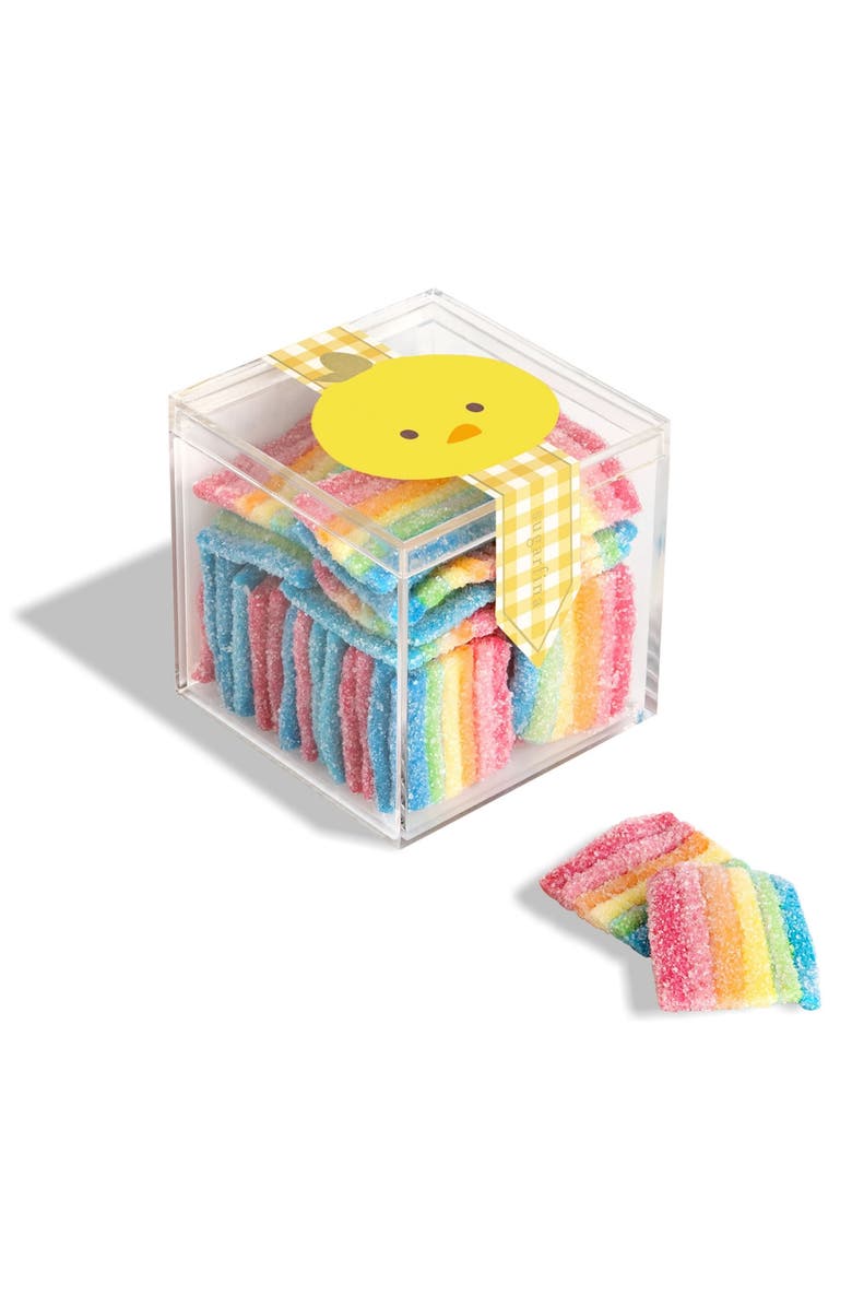 sugarfina Chick Sour Rainbows Set of 3 Candy Cubes, Alternate, color, Multi