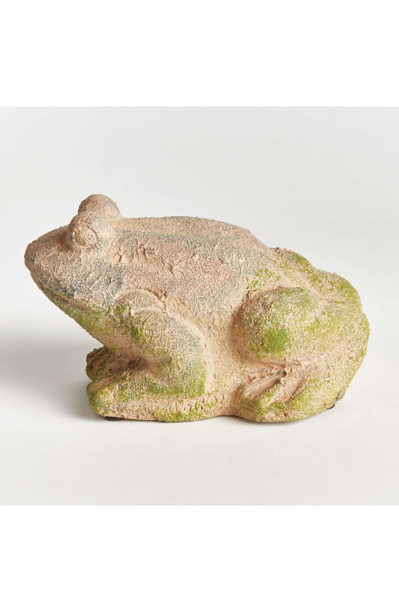 Napa Home & Garden Weathered Garden Frog, Alternate, color, Brown