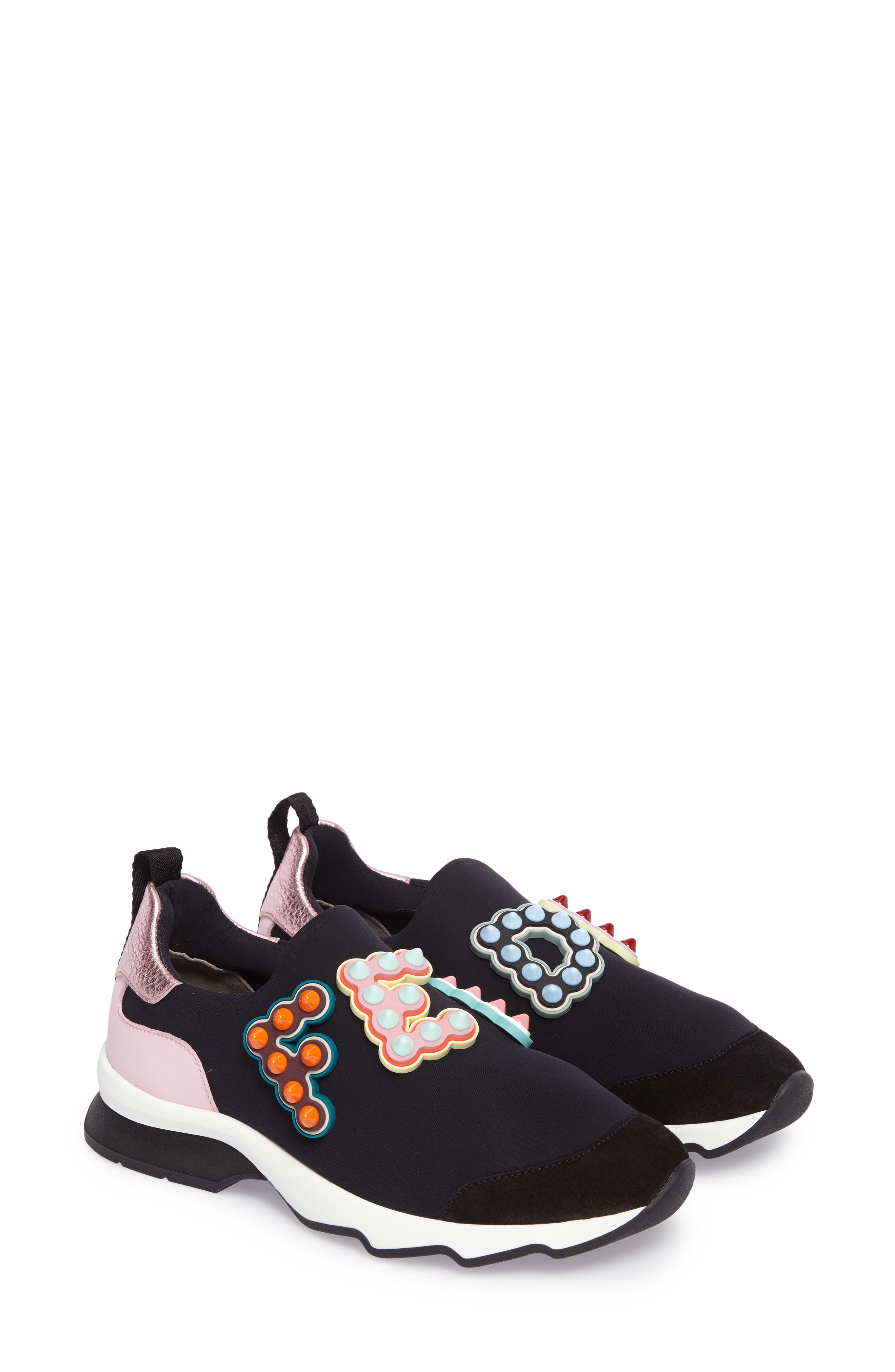 Fendi Logo Slip-On Sneaker, Main, color, 