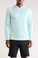 Hurley Floral Lines UPF 50+ Long Sleeve Hooded Swim Shirt