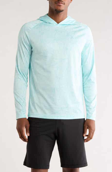 Hurley Floral Lines UPF 50+ Long Sleeve Hooded Swim Shirt