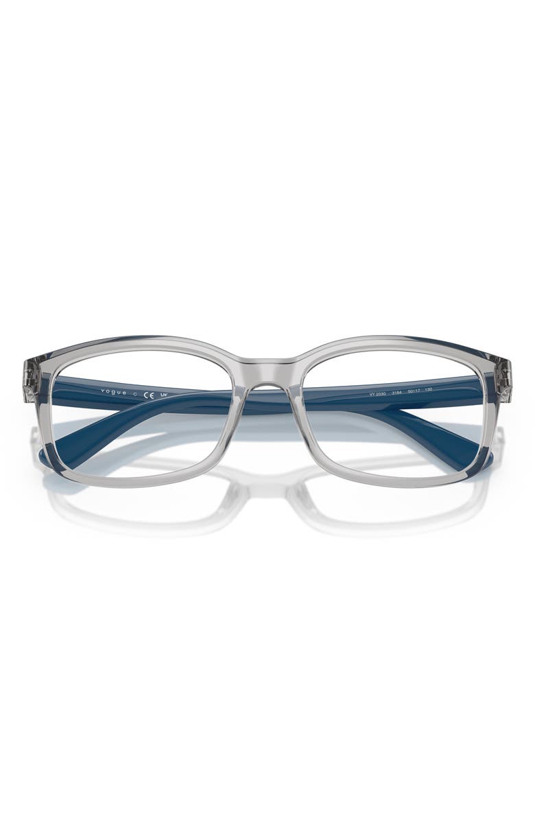 VOGUE 48mm Pillow Optical Glasses, Alternate, color, Transparent Grey