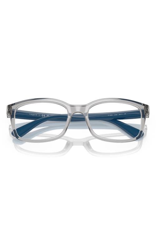 Vogue 48mm Pillow Optical Glasses In Transparent Grey