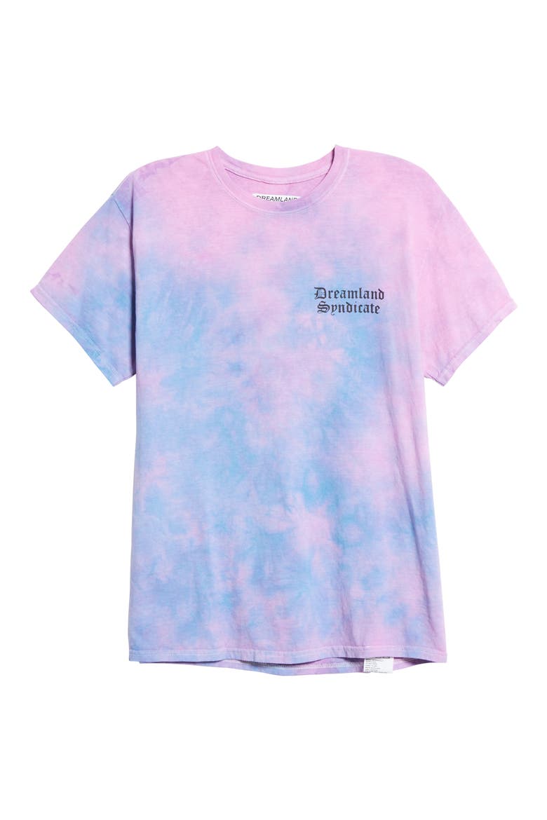 Lava Tie Dye Tee (Nordstrom Exclusive), Alternate, color, PURPLE TIE DYE W/ PRINT