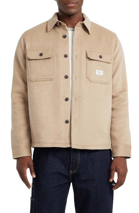 Button-Up Fleece Shirt Jacket