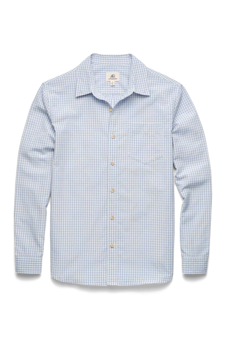 Brian Seersucker Shirt, Main, color, Blue