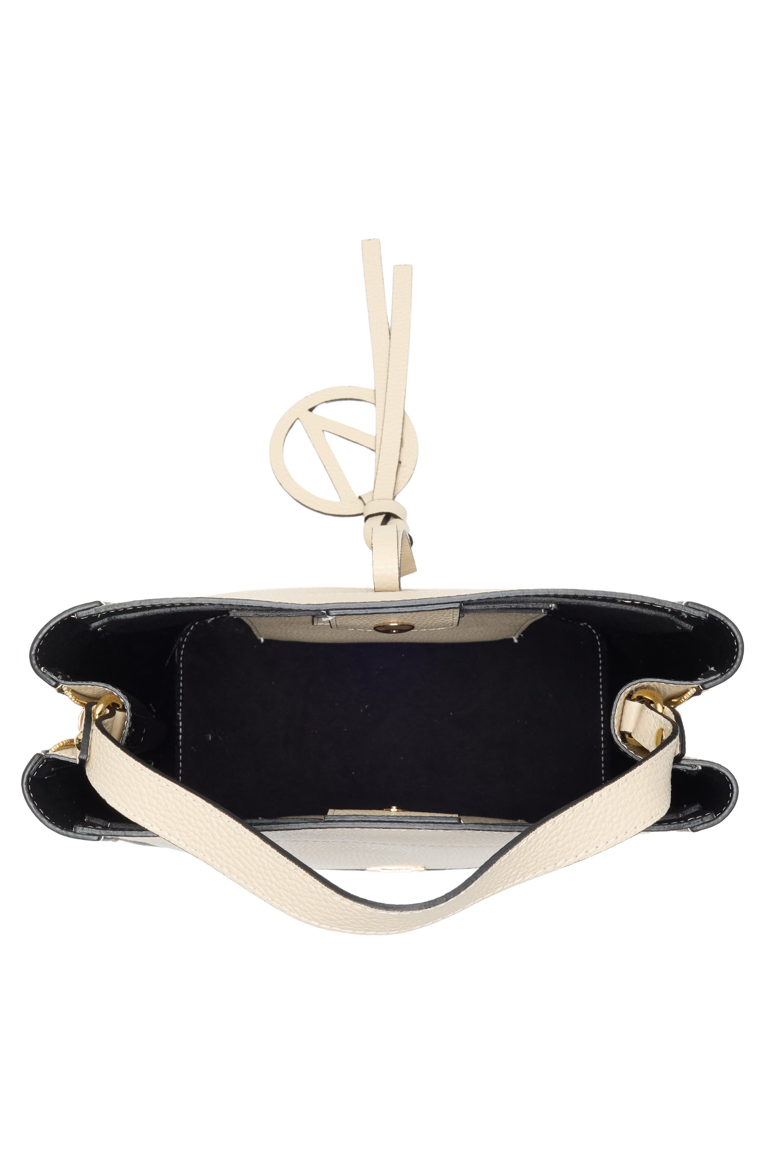 VALENTINO BY MARIO VALENTINO Callie Medallion Shoulder Bag, Alternate, color, Milk