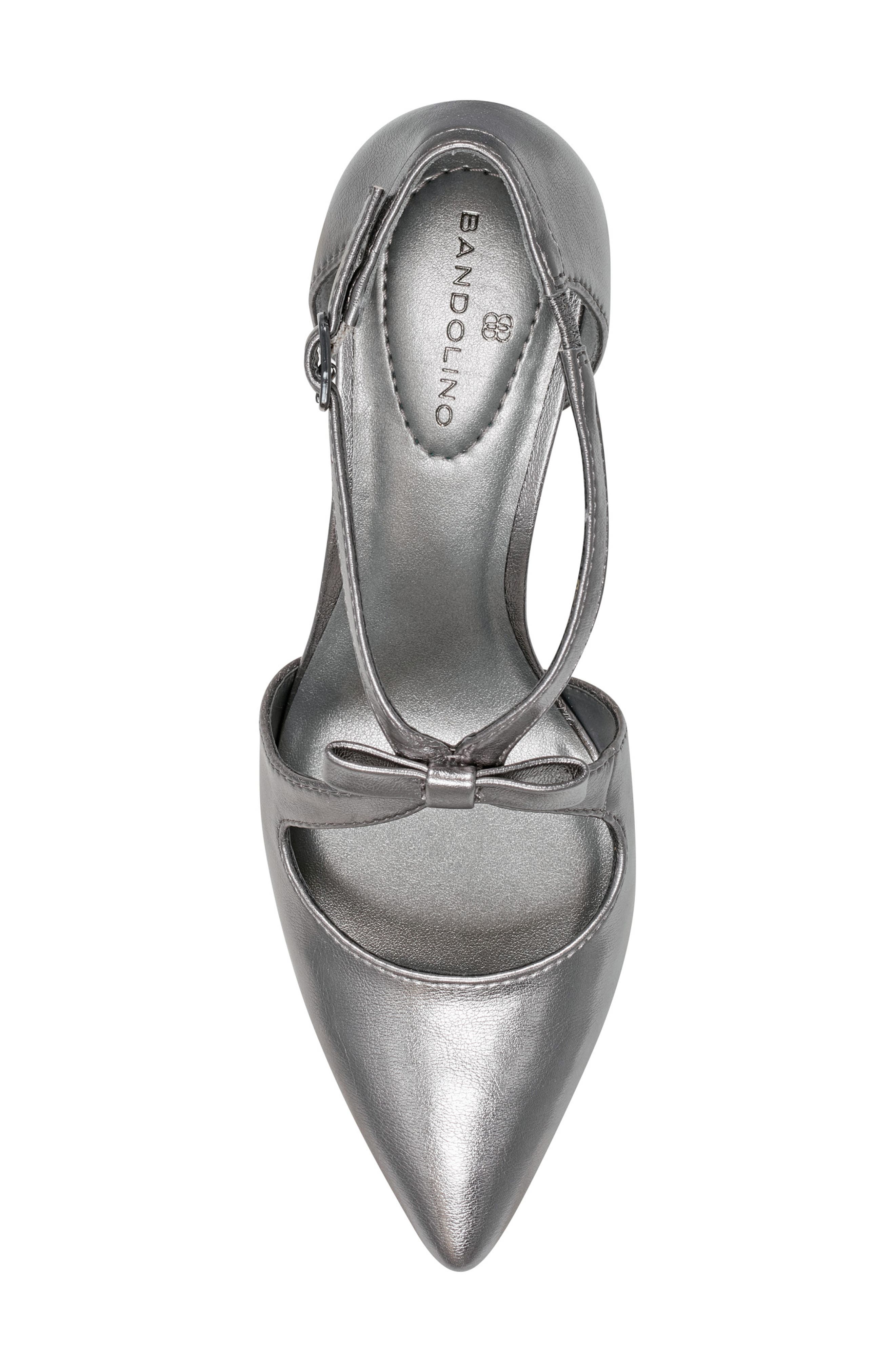 Bandolino Zeffer Kitten Heel Pump, Alternate, color, Sil02