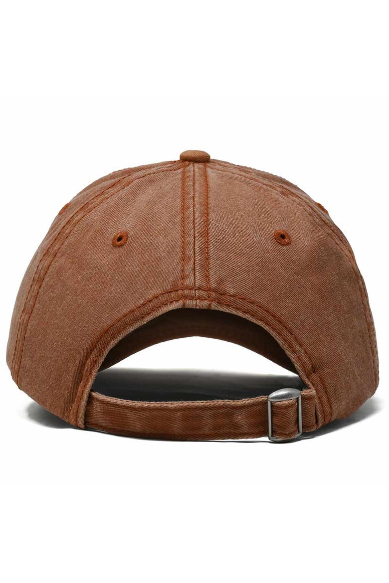 Mens Lil Alien Cotton Dad Cap, Alternate, color, Washed Orange