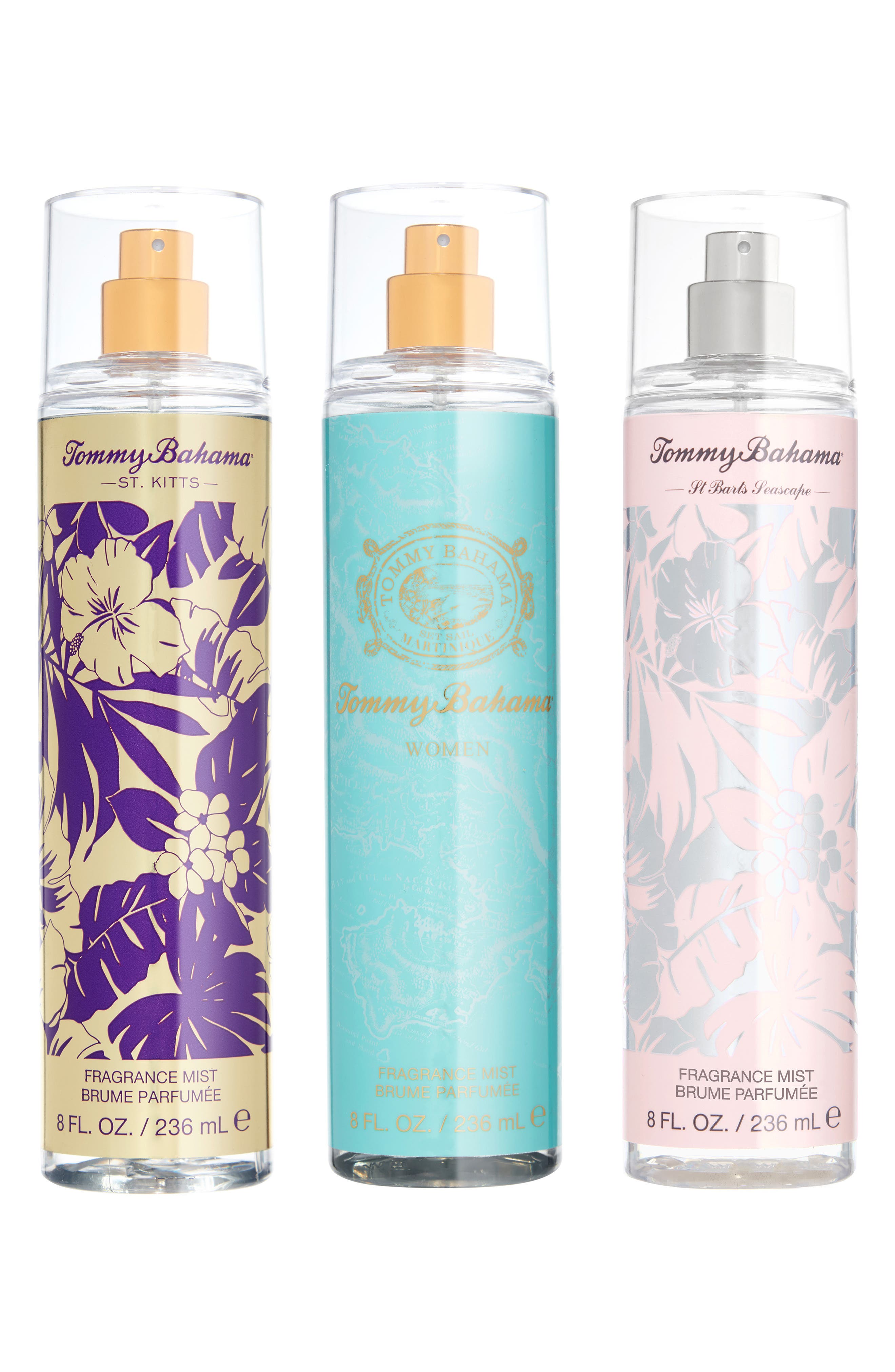 Tommy Bahama Women's Body Fragrance Body Spray Trio