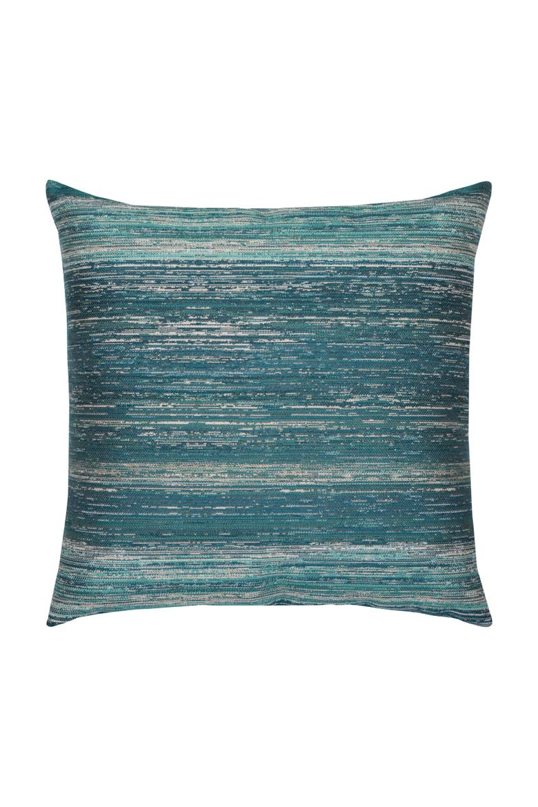 Textured Indoor & Outdoor Woven Accent Pillow, Alternate, color, Lagoon
