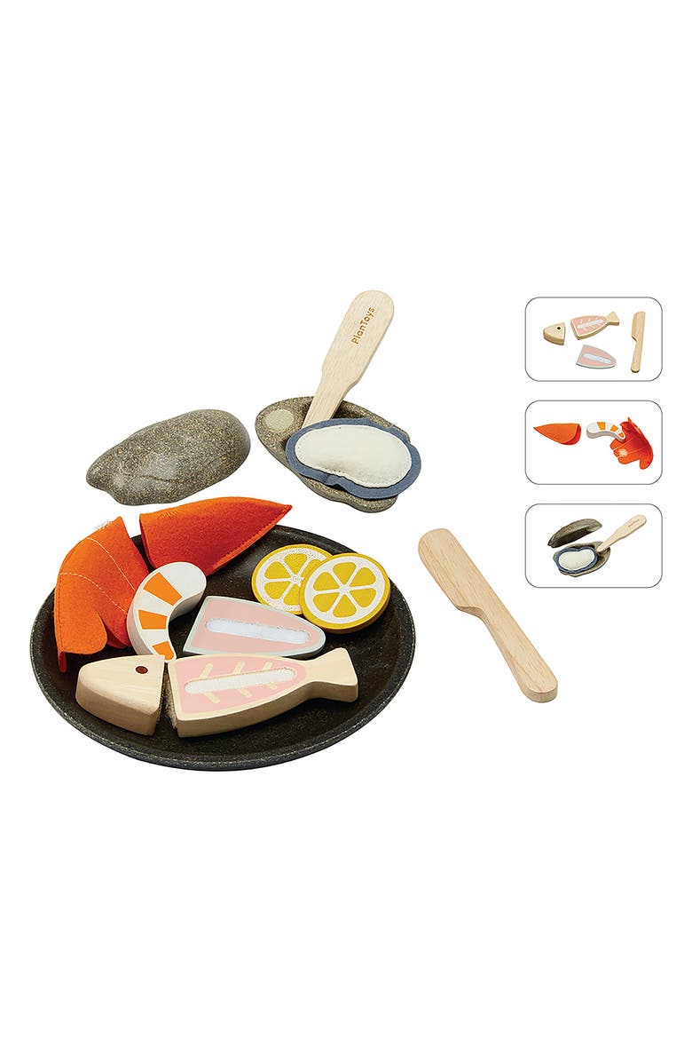 PlanToys<sup>®</sup> Seafood Platter Playset, Alternate, color, Assorted