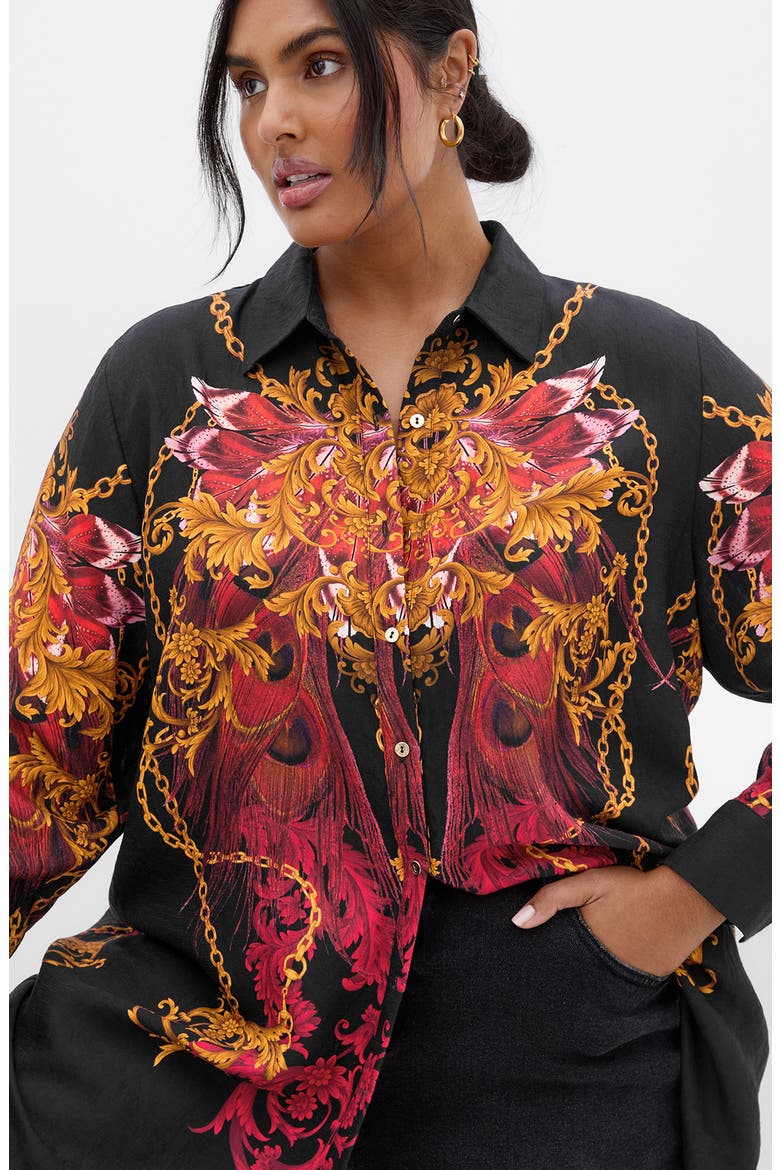 Savannah Shirt, Alternate, color, RUBY LAVISH