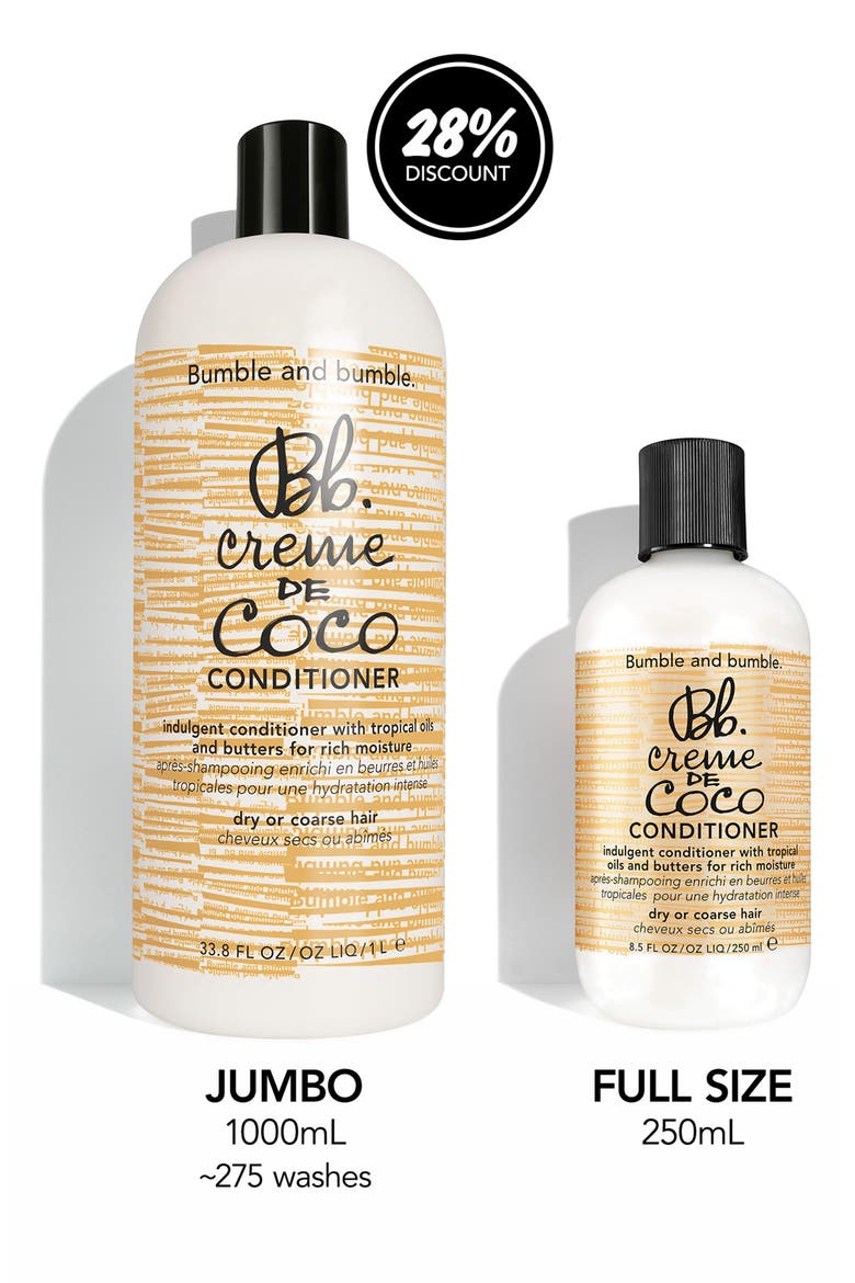 Jumbo Size Creme de Coco Conditioner, Alternate, color, NO COLOR