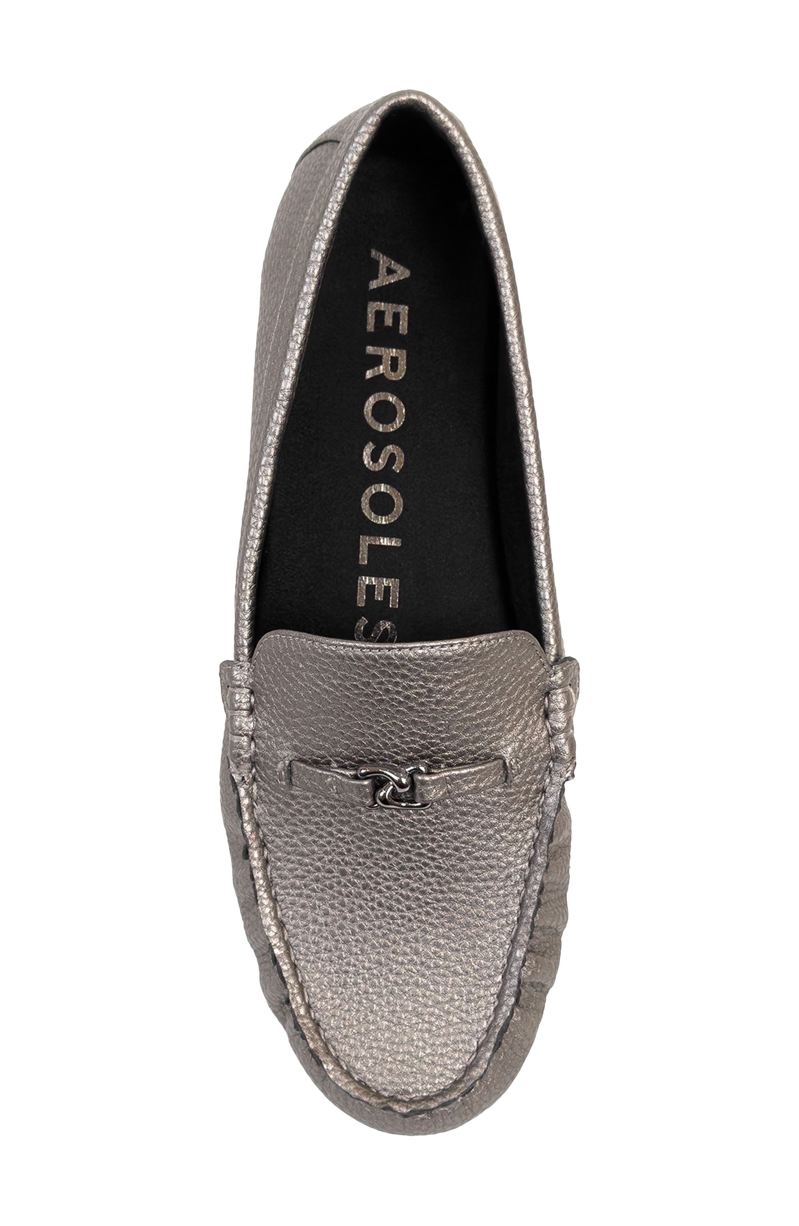 Drita Bit Loafer, Alternate, color, GUNMETAL FAUX LEATHER