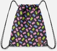 Deux par Deux Gummy Bears Lightweight Durable Drawstring Bag