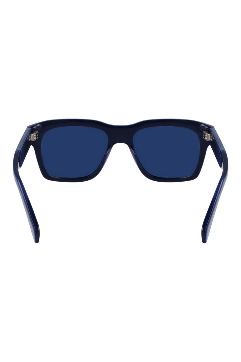56mm Square Sunglasses, Alternate, color, BLUE