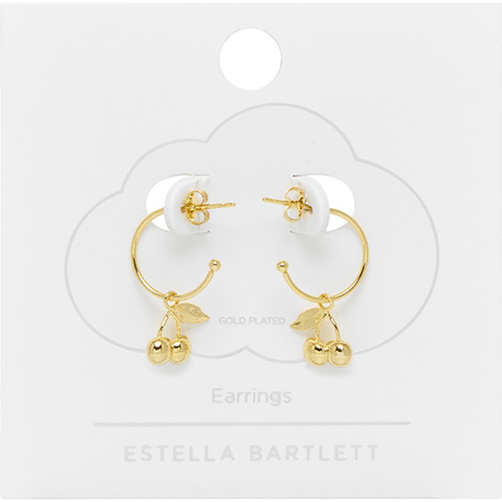 Estella Bartlett Cherry Charm Drop Earrings