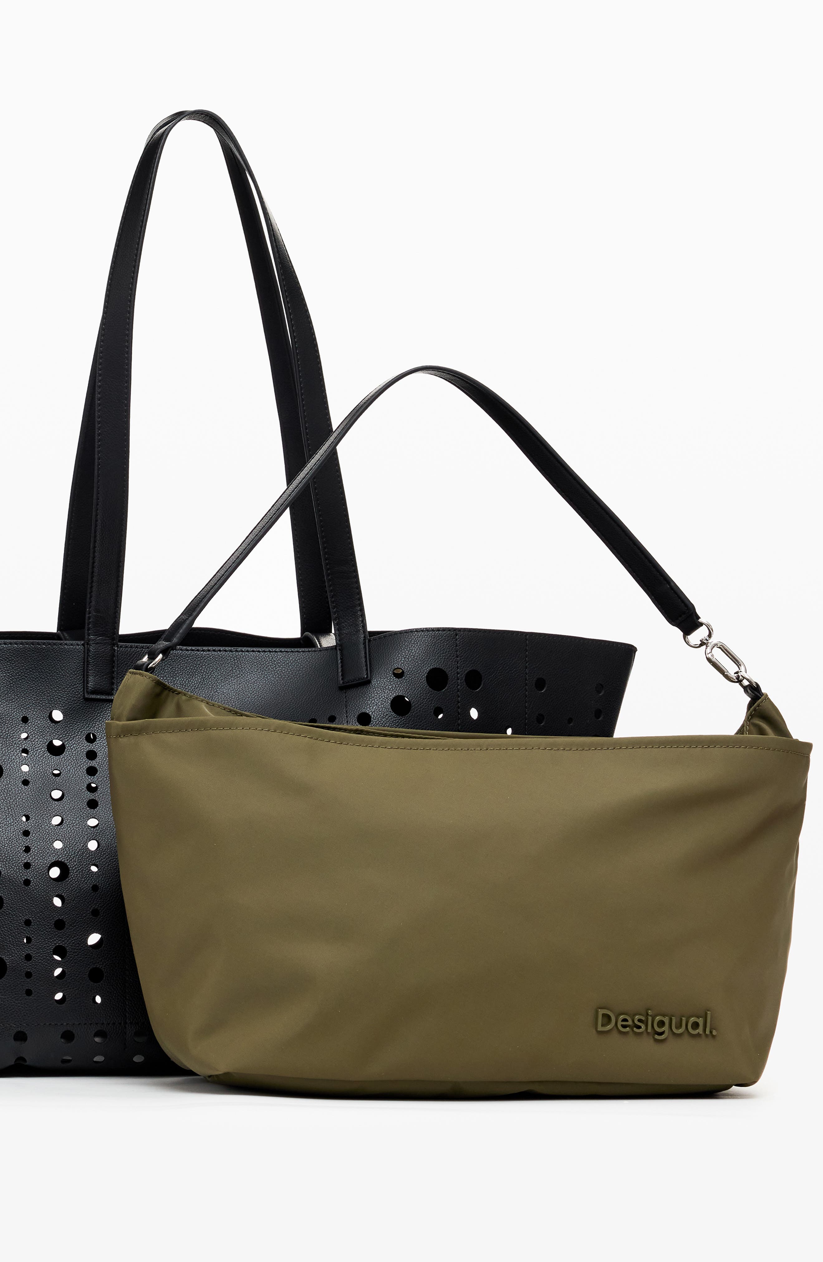 Desigual Bloomer Shopper Bag with Removable Zip Shoulder Bag, Alternate, color, 