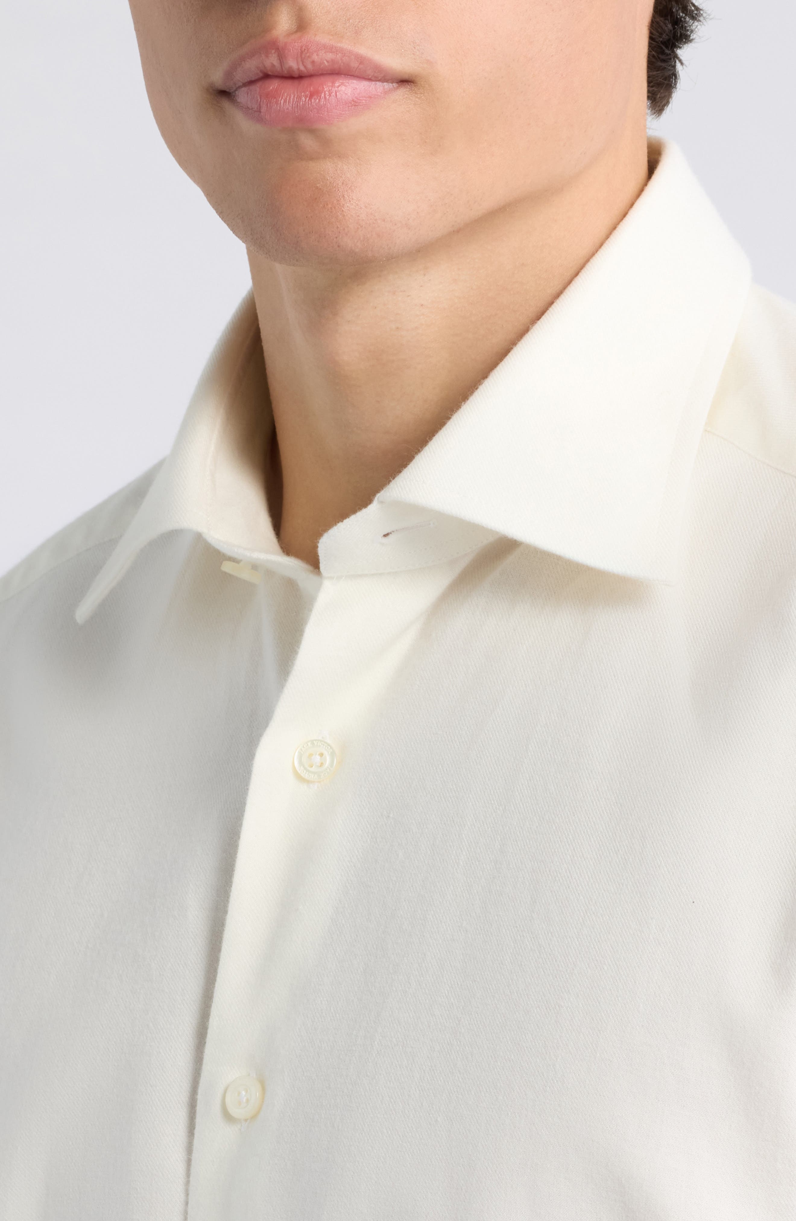 Jack Victor Cashmil Long Sleeve Cotton & Cashmere Sport Shirt (Men ...