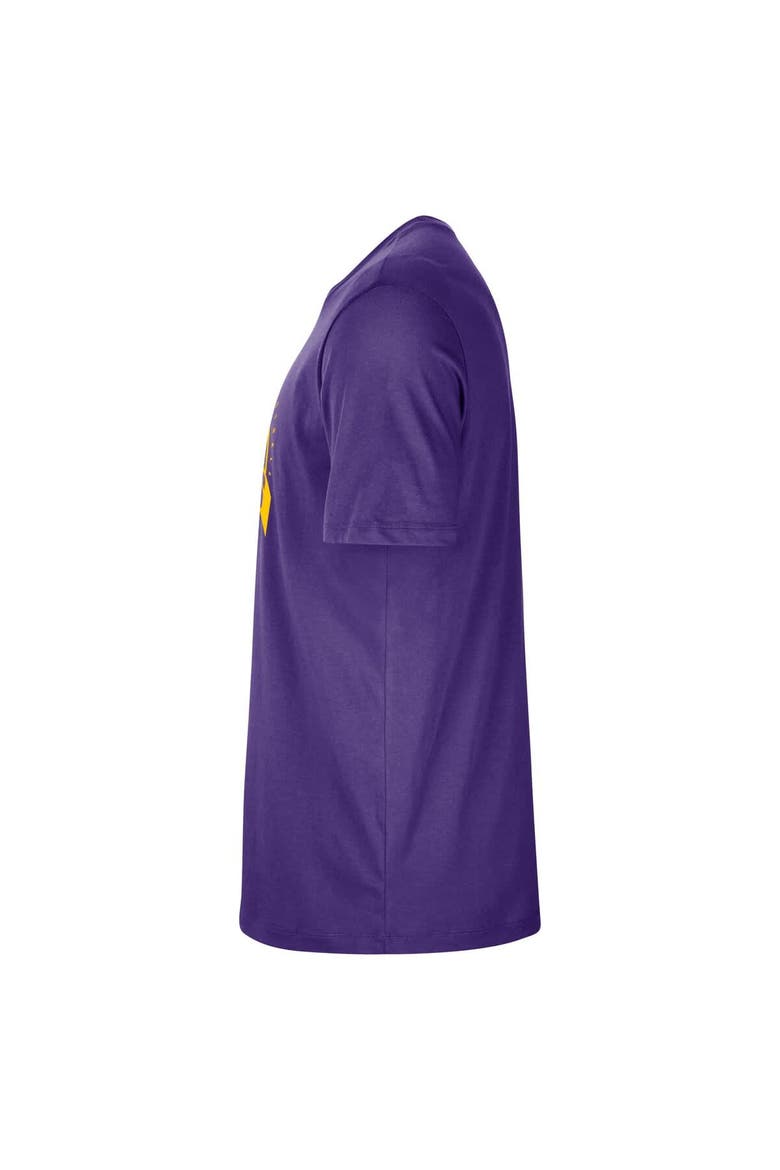 Men's Nike  Purple Los Angeles Lakers Authentic Practice T-Shirt, Alternate, color, Purple