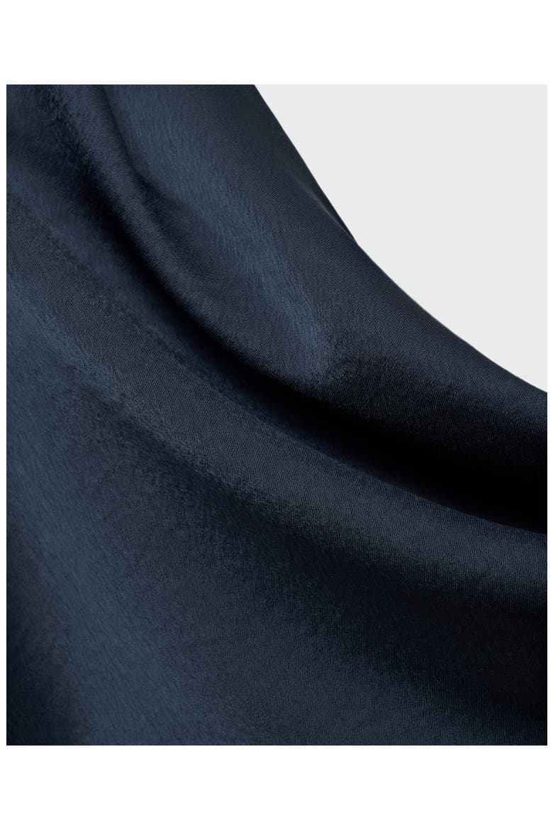 Asymmetric One-Shoulder Midi Dress, Alternate, color, NIGHT BLUE