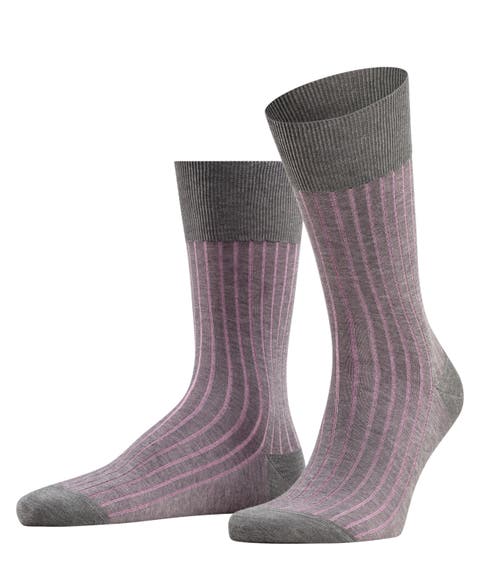 Shadow Striped Dress Socks (Men)