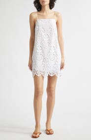 Toccin Olivera Floral Lace Minidress