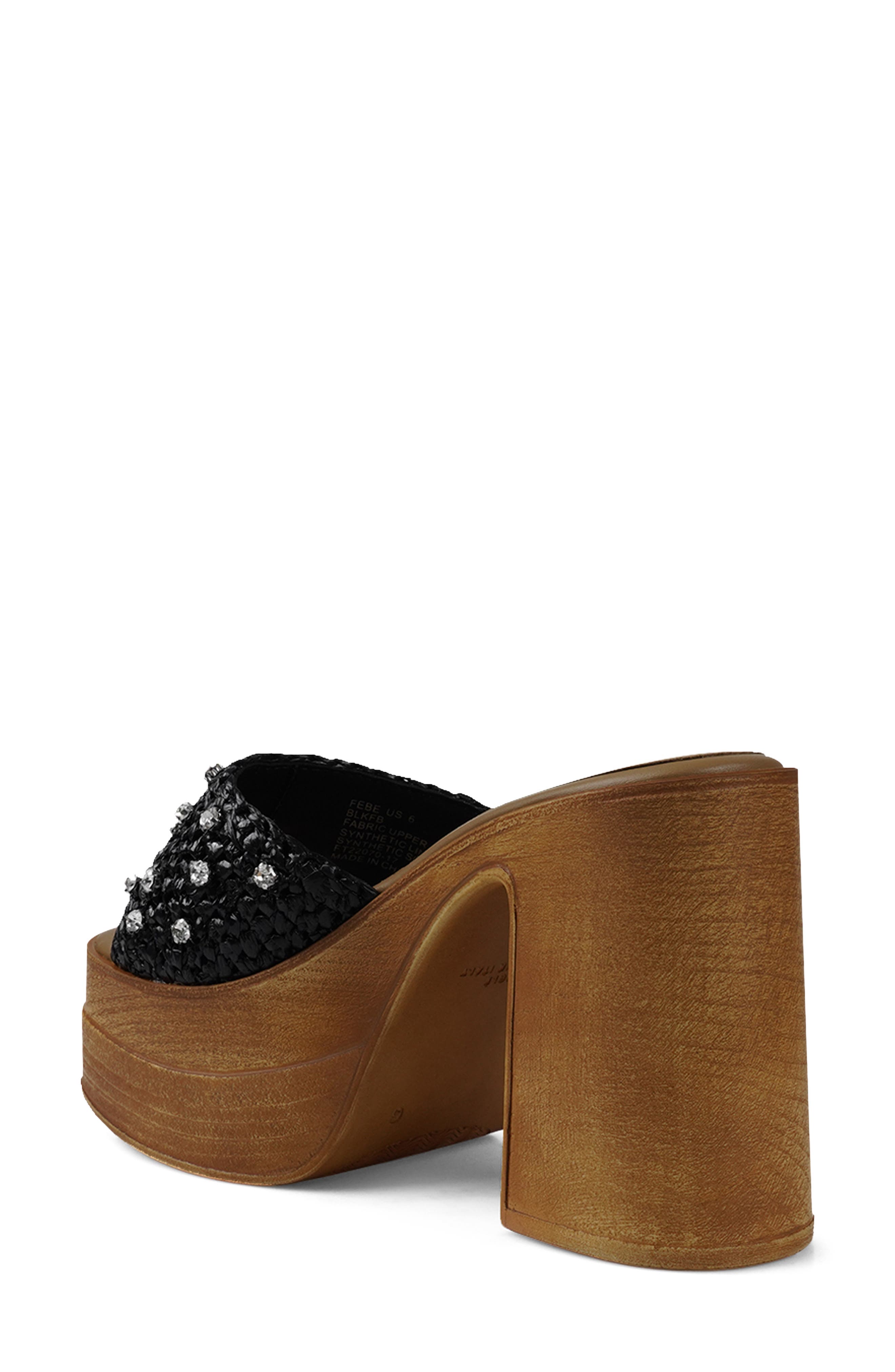 Candie
s Febe Platform Sandal, Alternate, color, Black