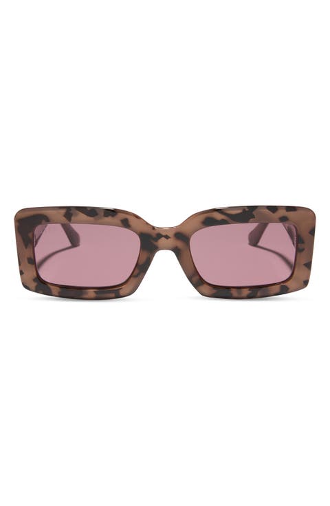 Katie 52mm Gradient Rectangle Sunglasses