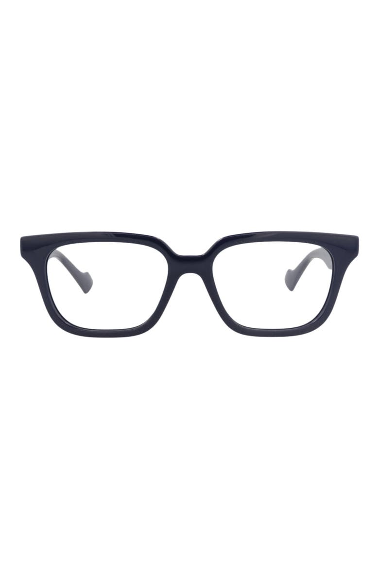 Square Optical Glasses, Main, color, BLUE BLUE TRANSPARENT