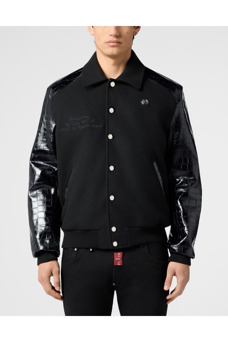 Coster Jacket Cocco Sleeves &Amp; Shoulders Men, Main, color, black