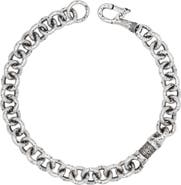 John Varvatos Men's Artisan Sterling Silver Chain Bracelet