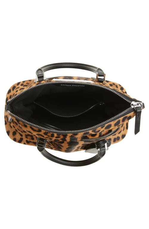 Maison Margiela Mini 5ac Leopard Print Genuine Calf Hair Tote In Multi