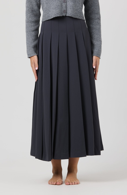 By Tess Collection Gia Skirt In Gray