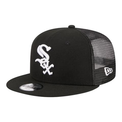 Youth New Era  Black Chicago White Sox 9FIFTY Trucker Snapback Hat