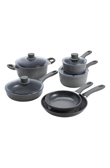 Zwilling Parma Plus Ceramic 10-pc Aluminum Ceramic Nonstick Cookware Set In Gray